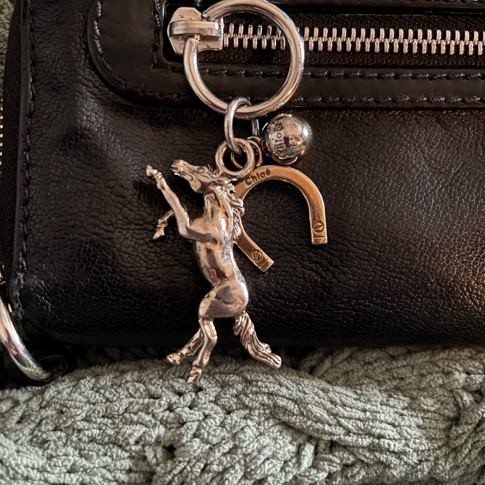 Rare Vintage Chloé Kerala Leather Continental Wallet with Charms - Black - Picture 5 of 9